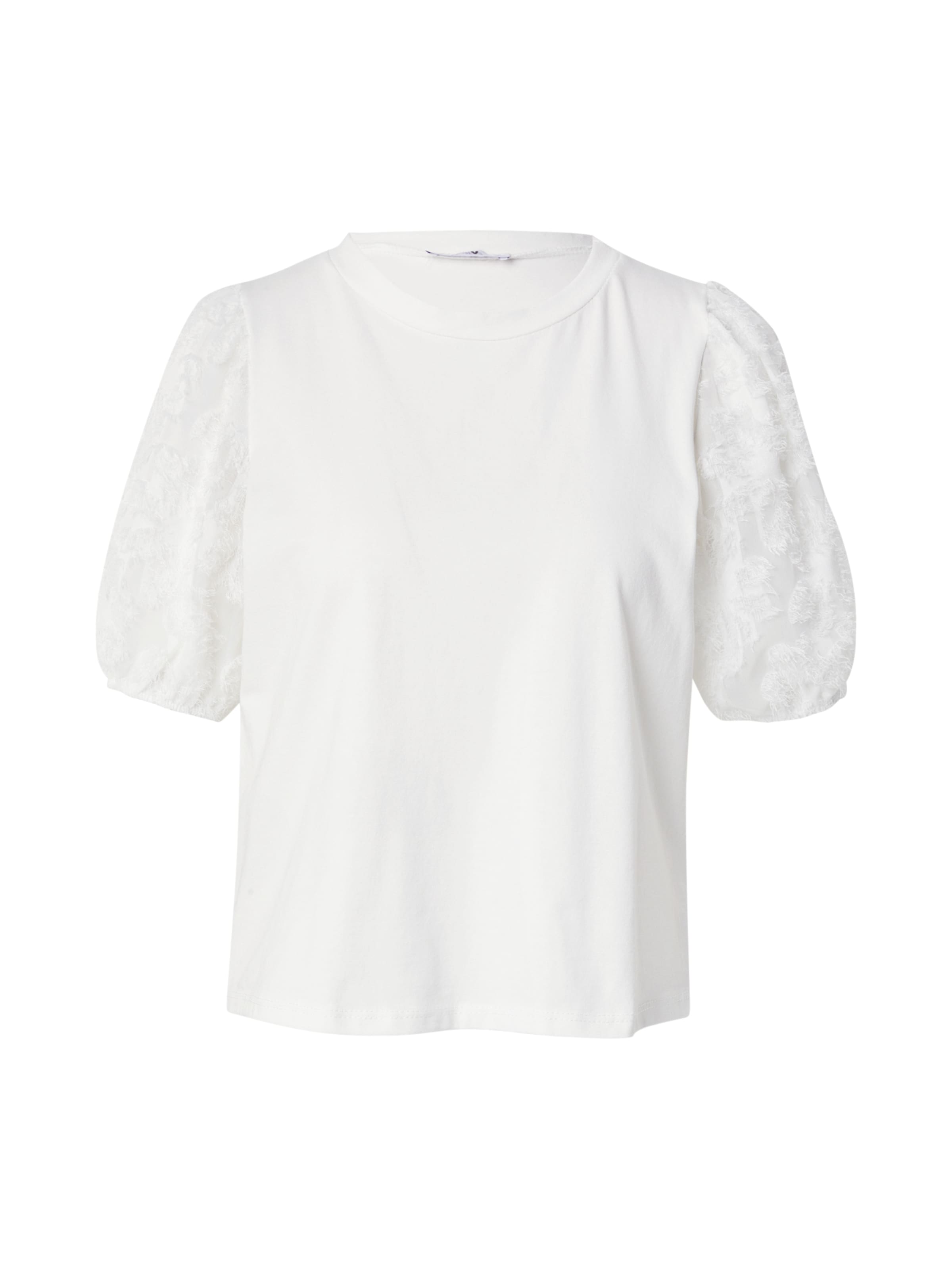 Hailys - Camisa 'Ag44ata' em branco: frente