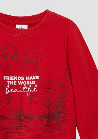 Sweat-shirt s.Oliver en rouge