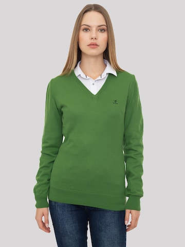 Sir Raymond Tailor Sweater 'Verty' in Green: front