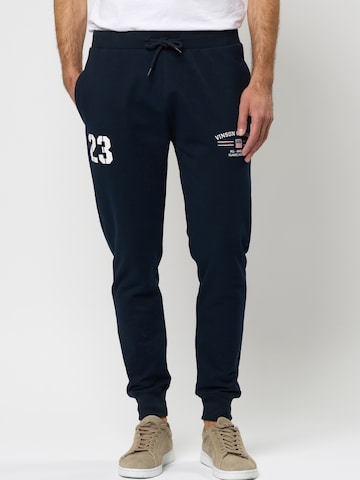 VINSON Regular Broek 'Rio' in Blauw: voorkant