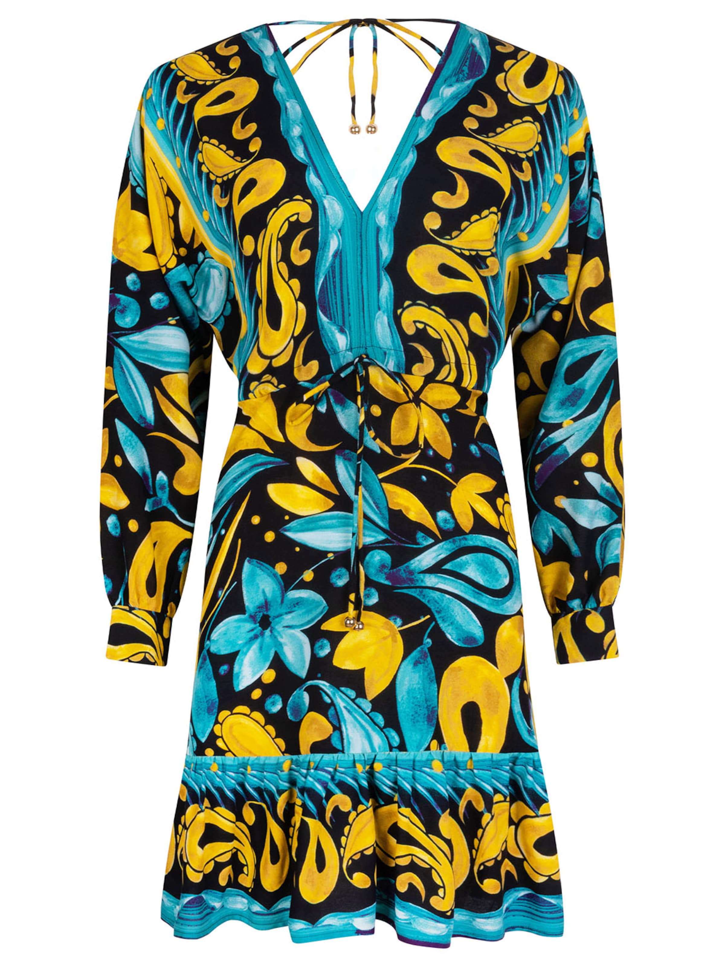 Chic by Lirette Dress 'Short dress Frangipani' in Blue: front