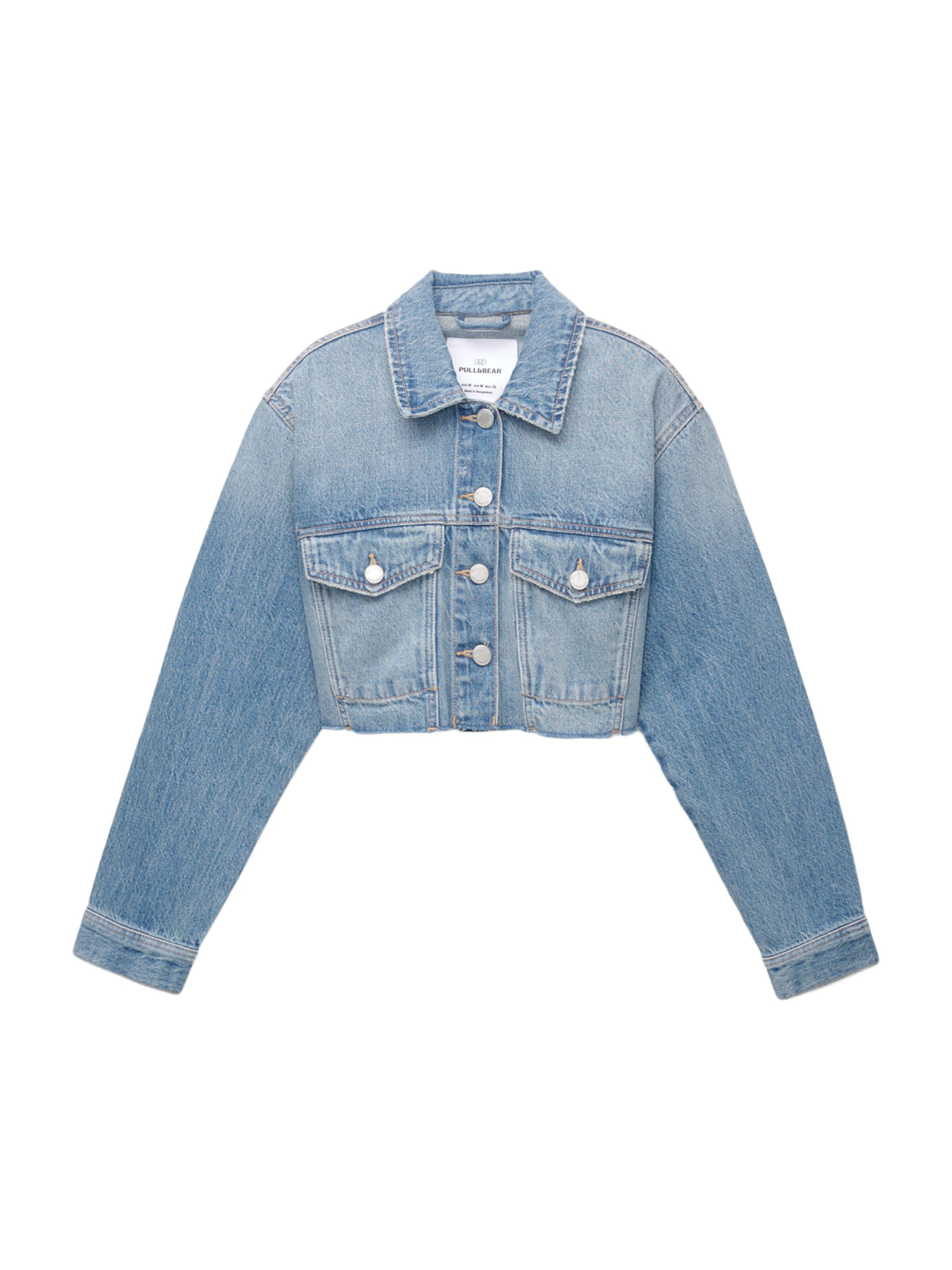 Pull&Bear Between-season jacket in Blue: front