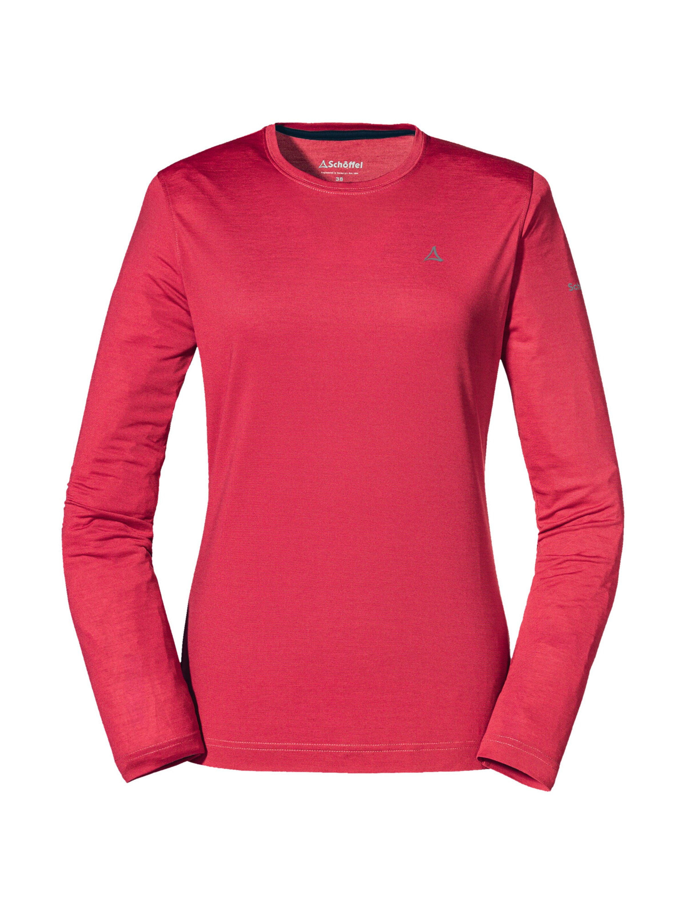 Maglia funzionale 'Laubbichel' di Schöffel in rosso: frontale