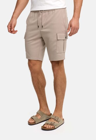 INDICODE JEANS Regular Cargo trousers ' Nezzo ' in Beige