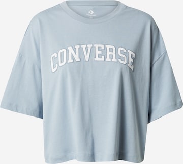 CONVERSE Tričko – modrá: přední strana