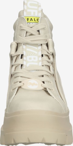 BUFFALO Stivaletto stringato 'Aspha' in Crema ABOUT YOU