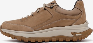 Derimod Platform trainers in Beige: front