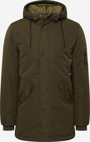 BLEND Between-season jacket in Green: front