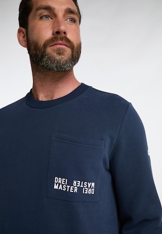 DreiMaster Maritim Sweatshirt in Blau