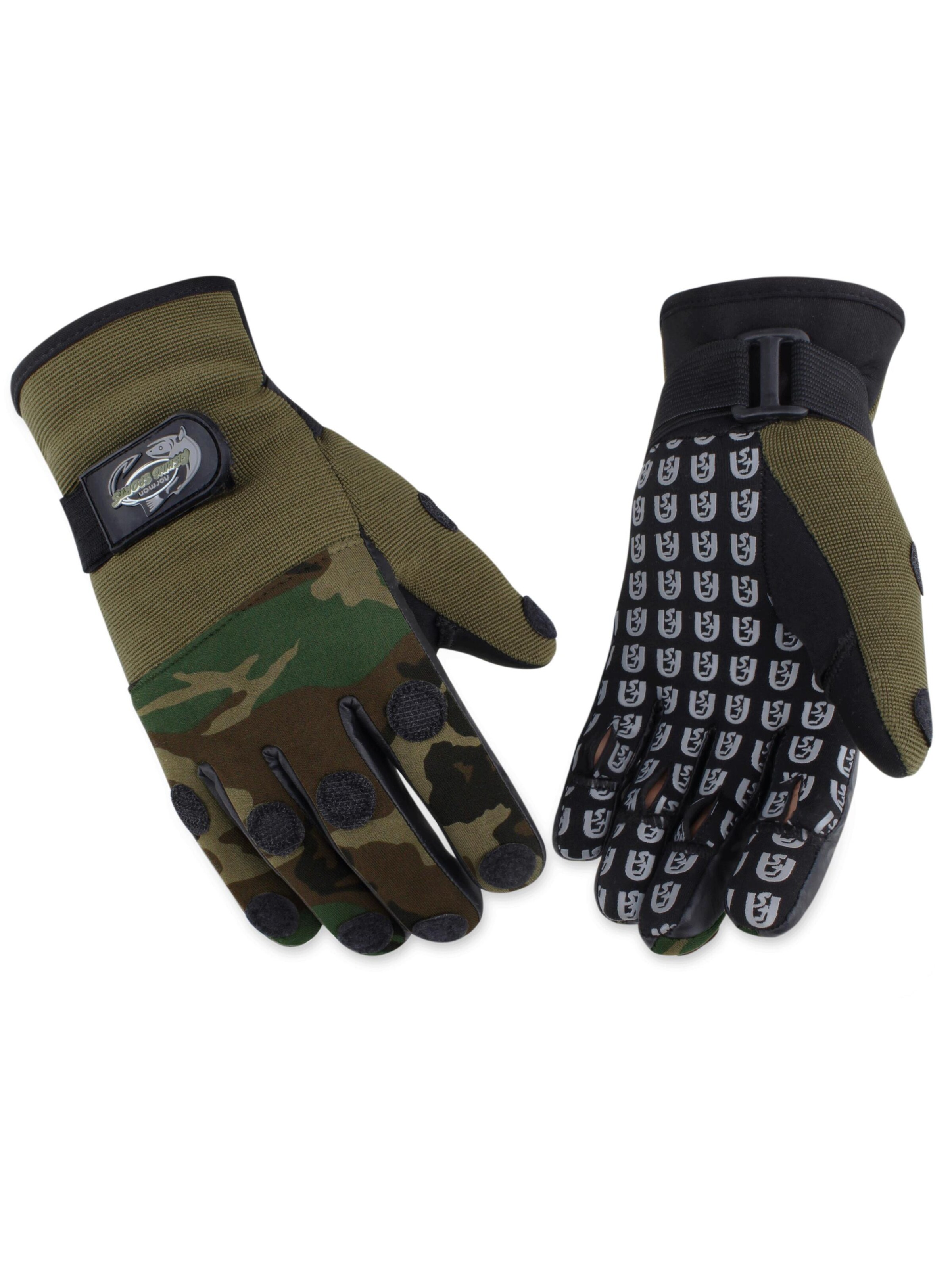 normani Sporthandschuhe  ' Selachii ' in Grün: Vorderseite