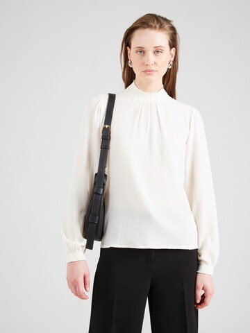 Camicia da donna di QS in beige: frontale