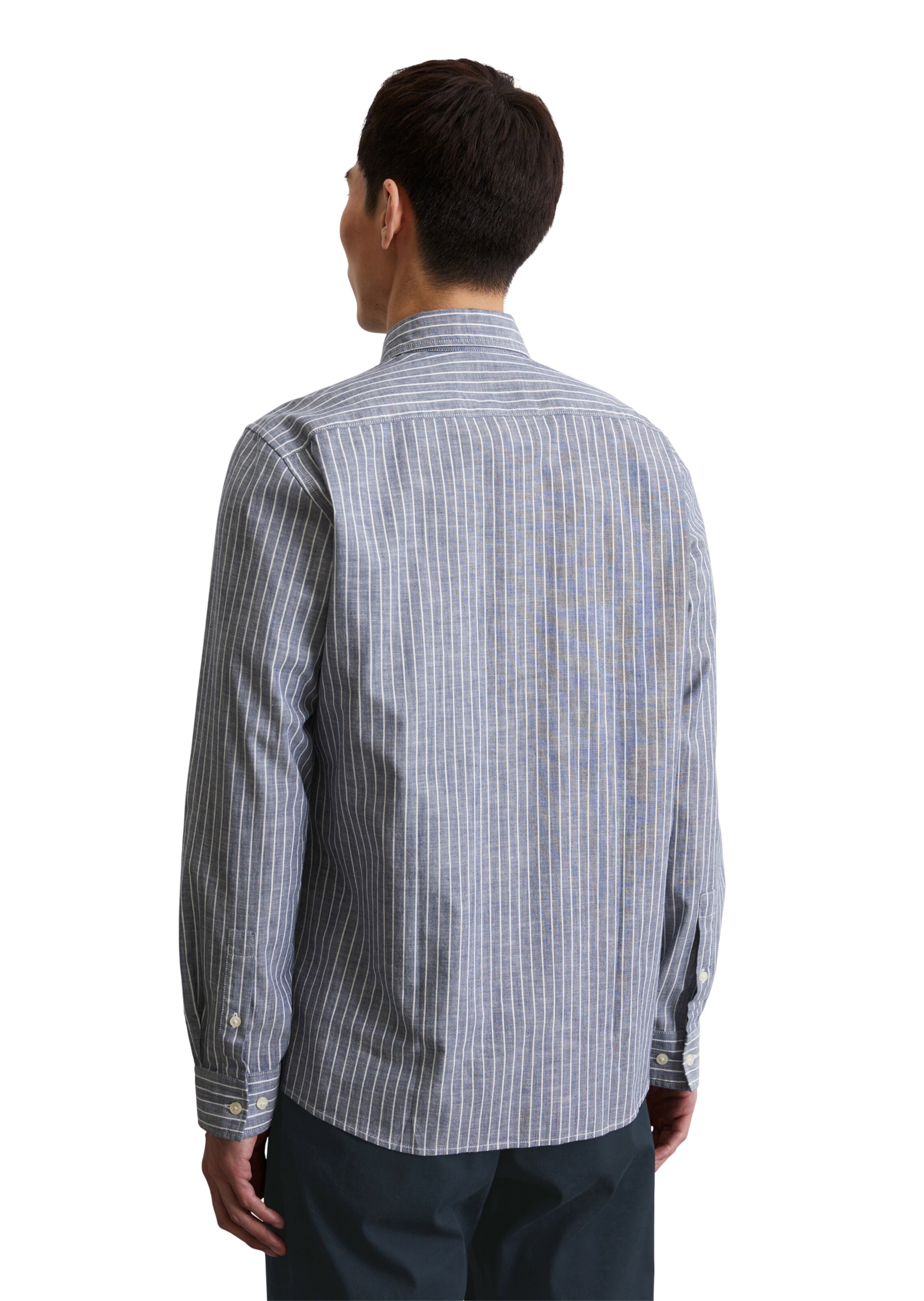 Marc O'Polo Regular fit Button Up Shirt in Blue