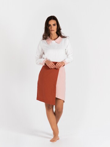 HACOY - Blusa en blanco