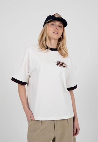 Prohibited - Camiseta 'PMCO' en blanco