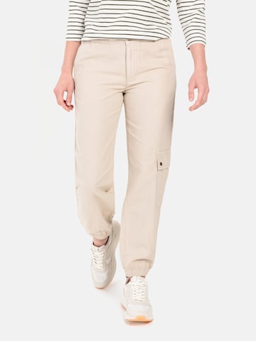 CAMEL ACTIVE Tapered Cargo Pants in Beige: front