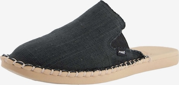 REEF Beach & Pool Shoes 'Escape Mule' in Black: front