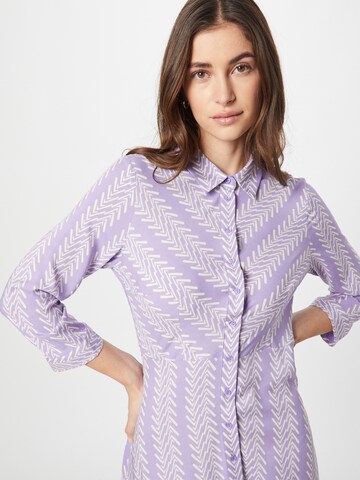 Y.A.S Shirt dress 'Savanna' in Purple