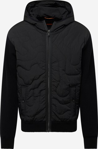 BOSS Prehodna jakna 'Kalbero' | črna barva: sprednja stran