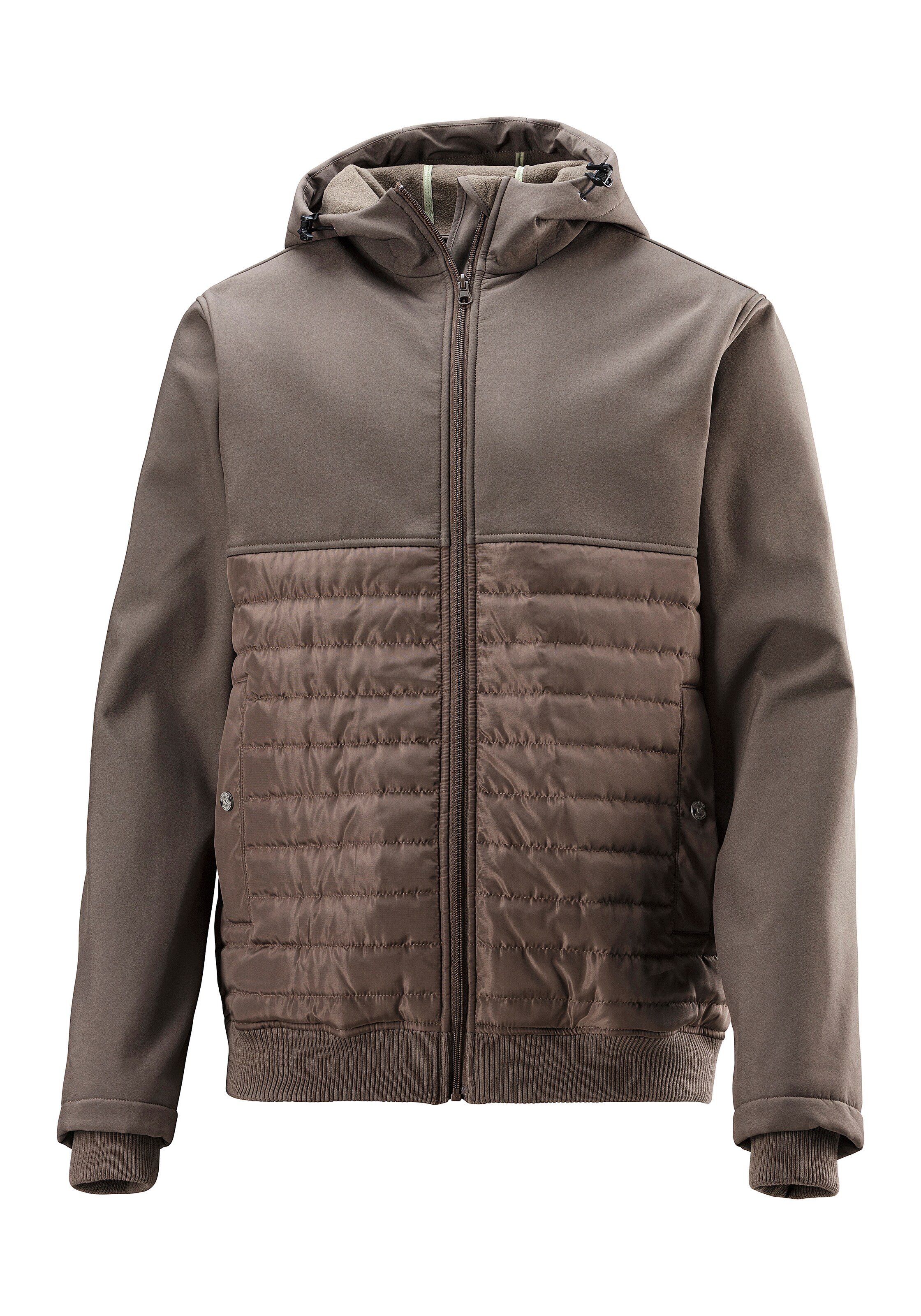 JOHN DEVIN Funktionsjacke in Braun: Vorderseite