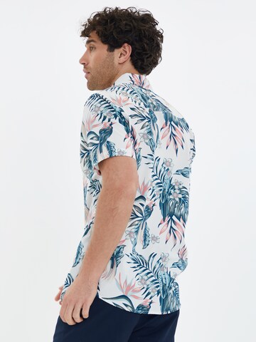 Threadbare - Ajuste regular Camisa 'Paradise' en azul