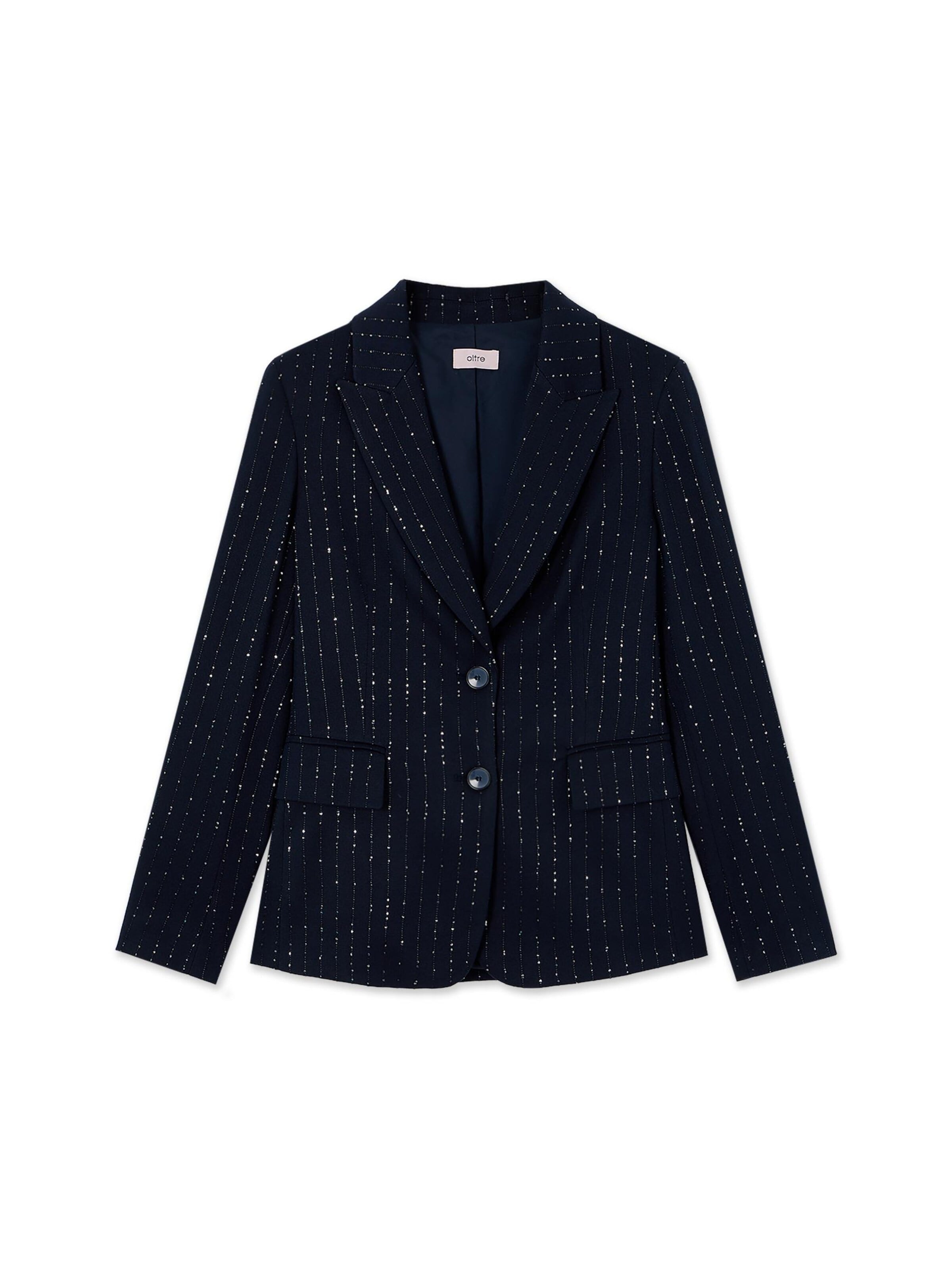 Blazer di oltre in blu: frontale