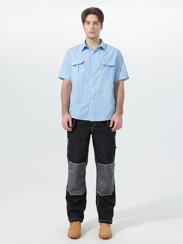 YOUTHUP Comfort Fit Hemd 'Berchtesgaden'‌‌‌‌‌ in Blau