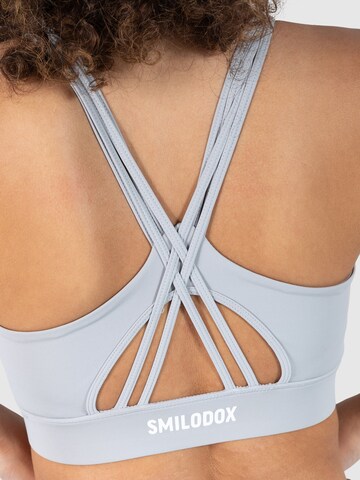 Smilodox Bustier Sport-BH ' Roxy ' in Grau