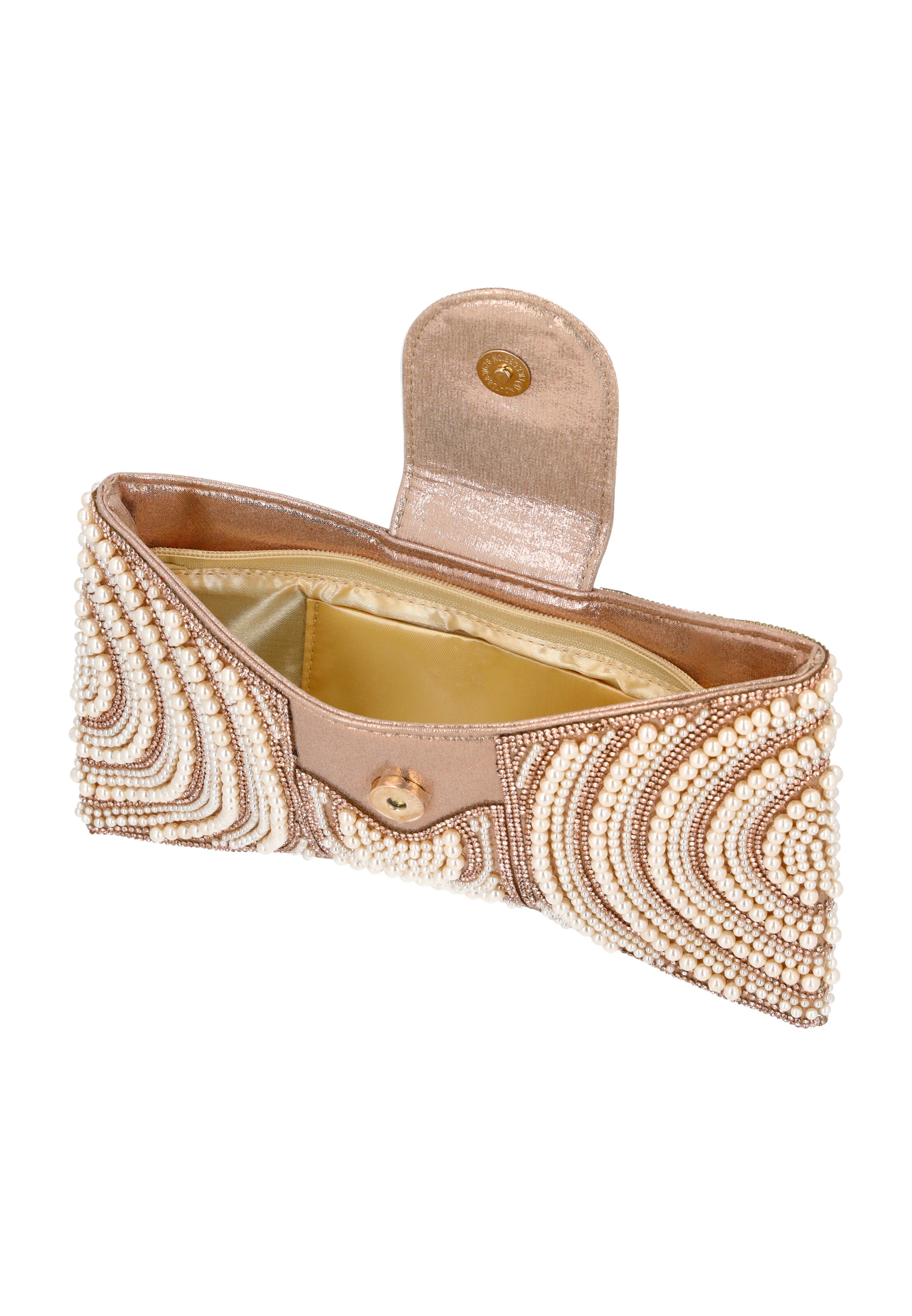 faina Clutch in Beige