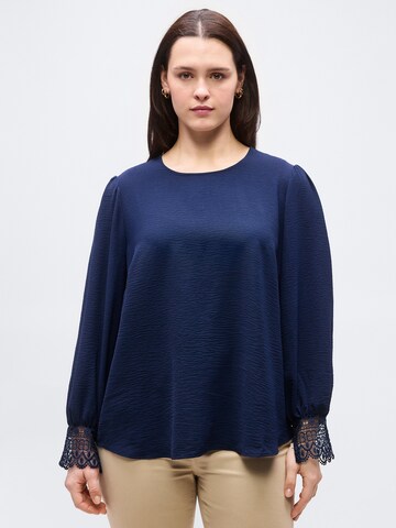 Vero Moda Curve Blúz 'VMCALVA' - kék: elől