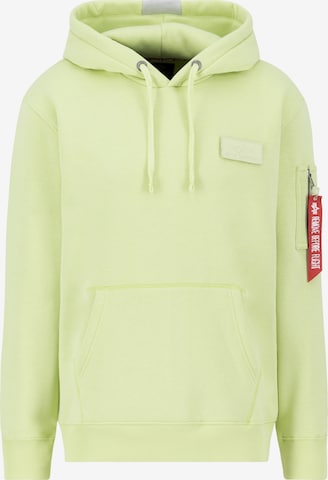 ALPHA INDUSTRIES Свитшот в Желтый: спереди