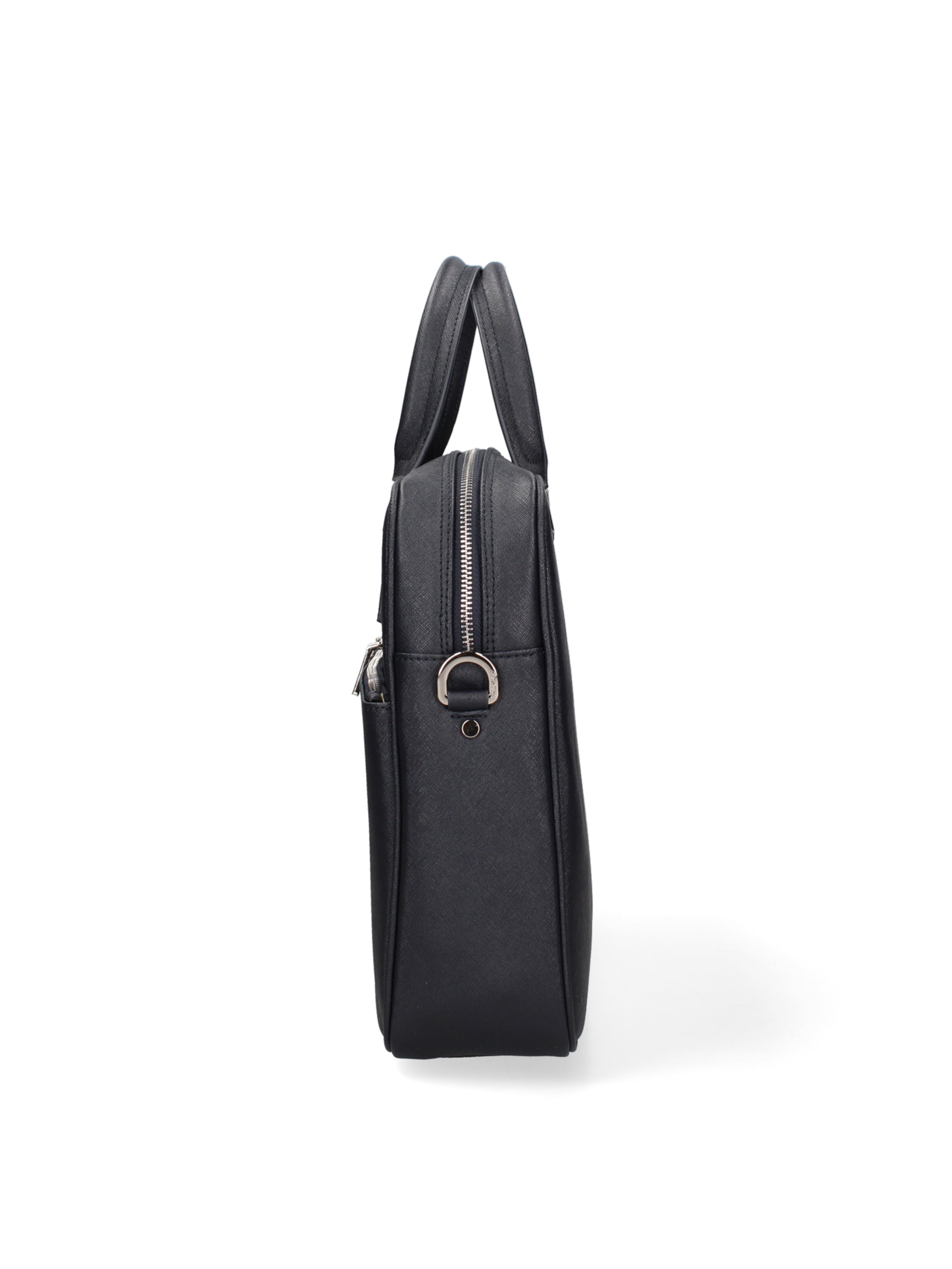 Valigetta ventiquattrore 'Borsa da Lavoro Pierre Cardin Vera Pelle con Zip' di PIERRE CARDIN in blu