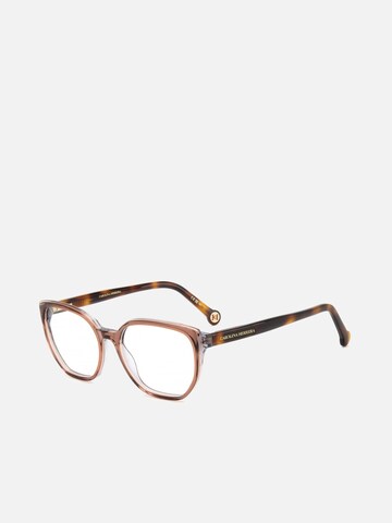 Carolina Herrera - Gafas de sol 'Carolina Herrera HER 0214 Brown grey 52/16/145 WOMAN Eyewear Frame' en marrón: frente