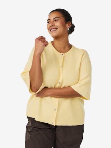 ZizziKardigan 'Cavista' - žuta boja: prednji dio