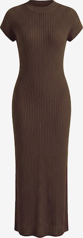 Imily Bela Strikkjole i brun: forside