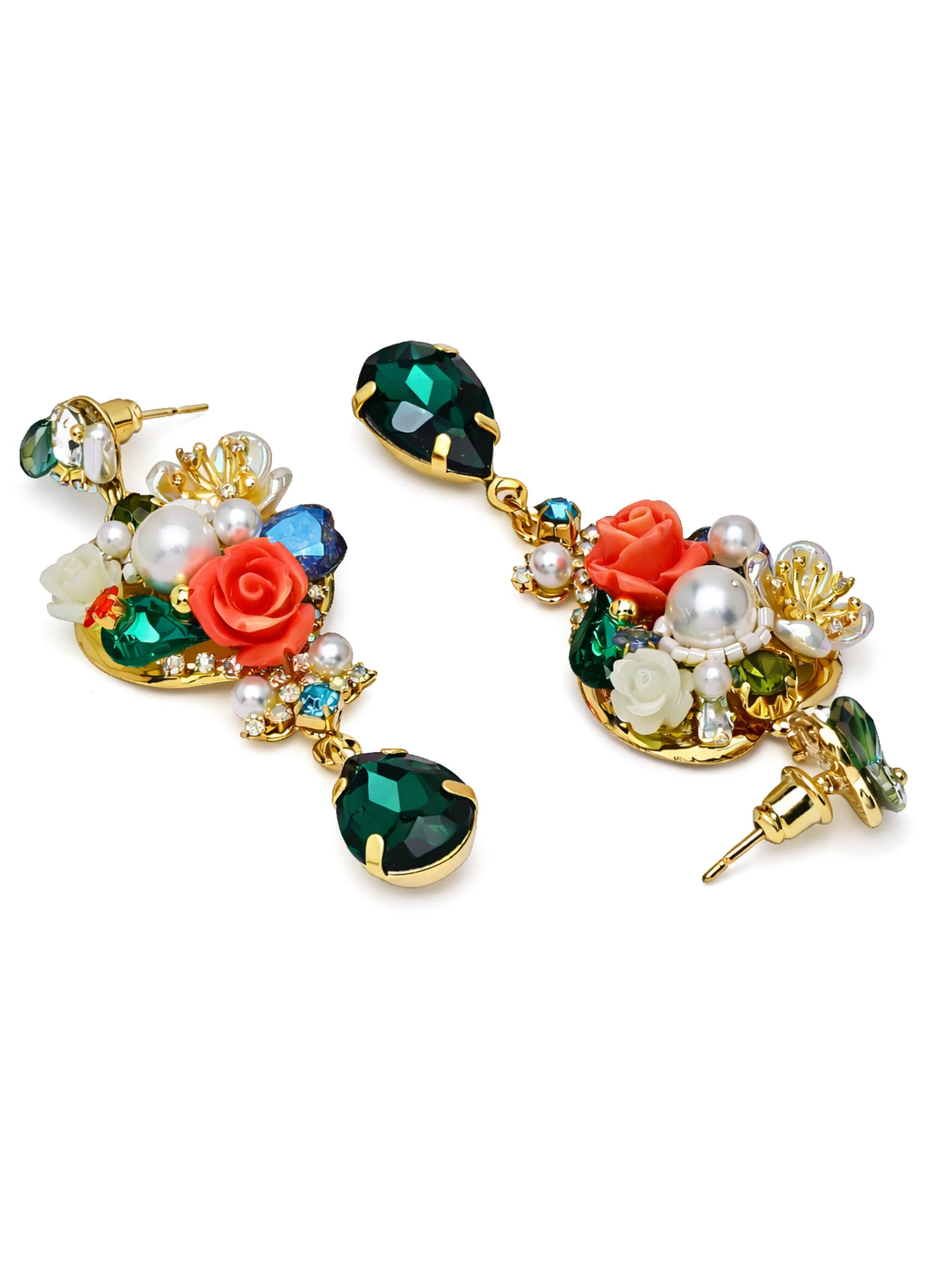 AVANT-GARDE PARIS Øreringe 'Alvienne' i blandingsfarvet