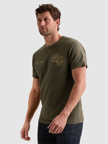 PME Legend - Camiseta 'Piqué T-shirt with artworks' en verde