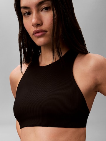 Bustier Hauts de bikini 'Intense Power' Calvin Klein Swimwear en noir : devant