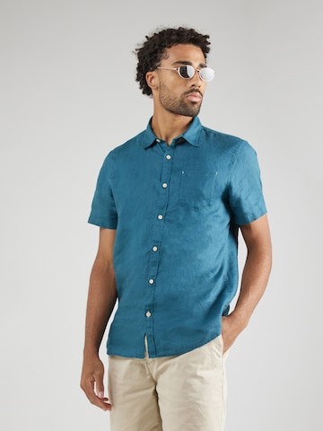 SCOTCH & SODA Regular fit Overhemd in Blauw: voorkant