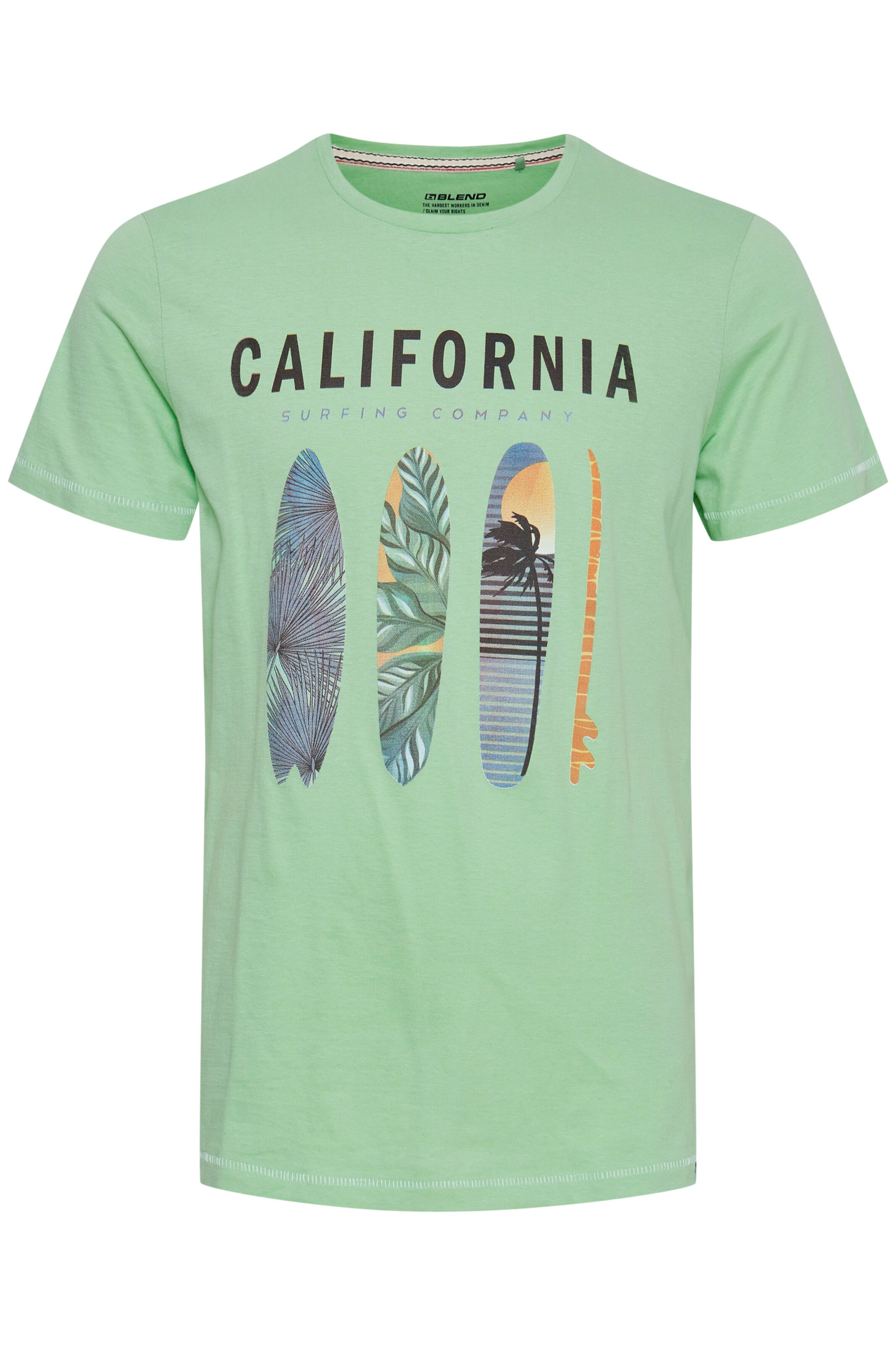 BLEND Shirt 'Orin' in Green: front