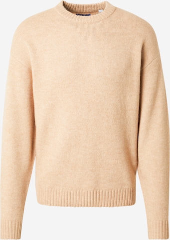 Pulover 'OLLIE' de la JACK & JONES pe bej: față
