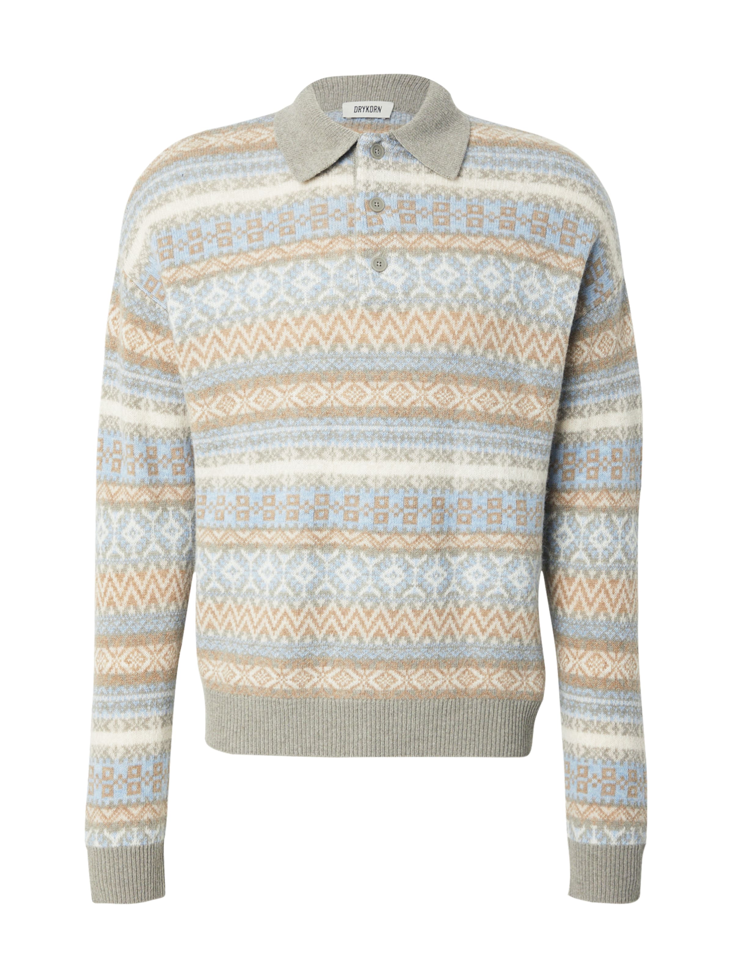 Pullover &#x27;Bekket 10&#x27; di DRYKORN in verde: frontale