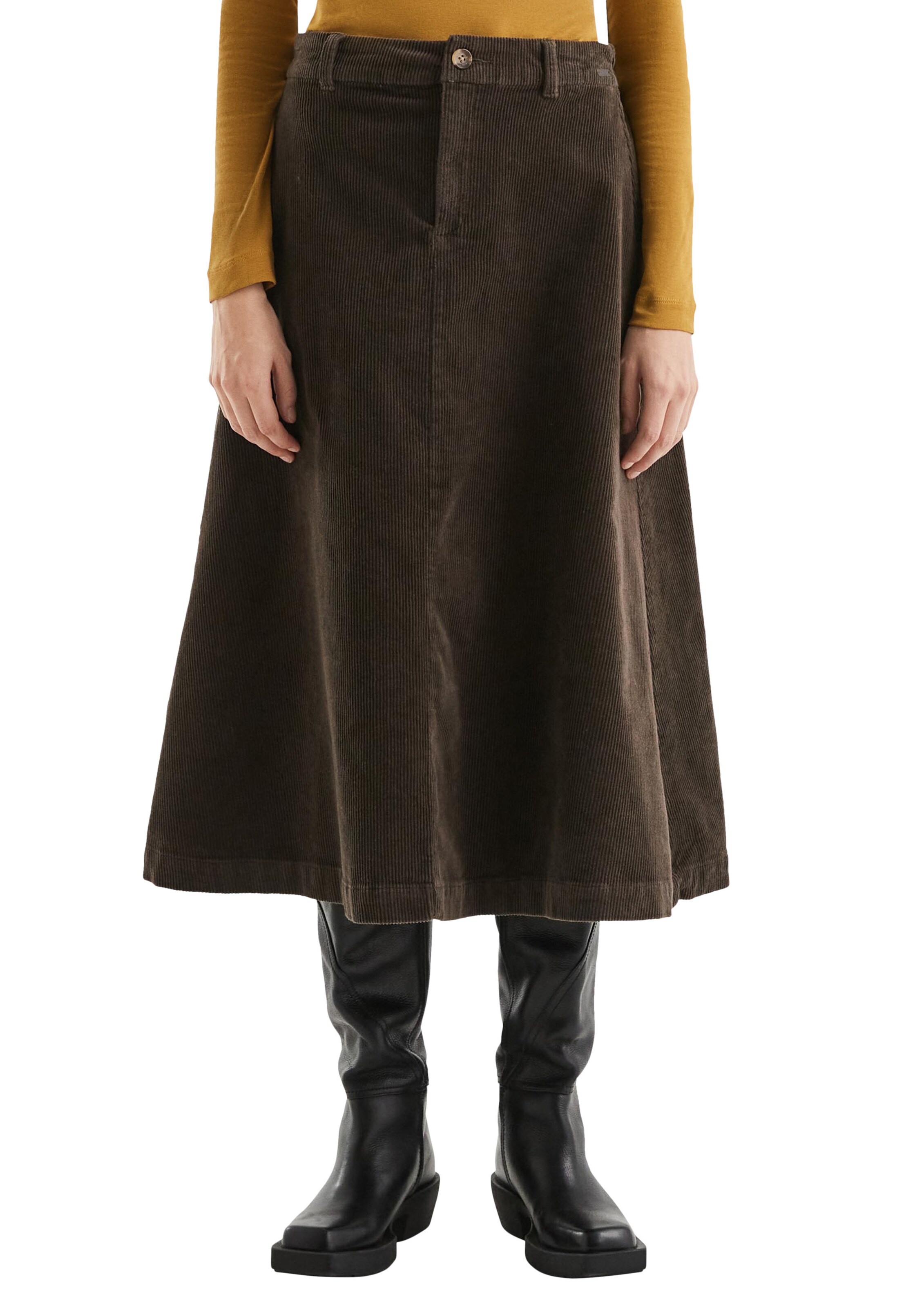 Jupe QS en marron : devant