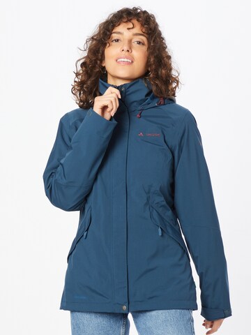 VAUDE Outdoor Jacket 'Rosemoor' in Blue: front