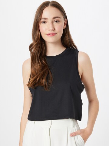 Gilly Hicks Top 'GO BREEZE BOY' in Black: front