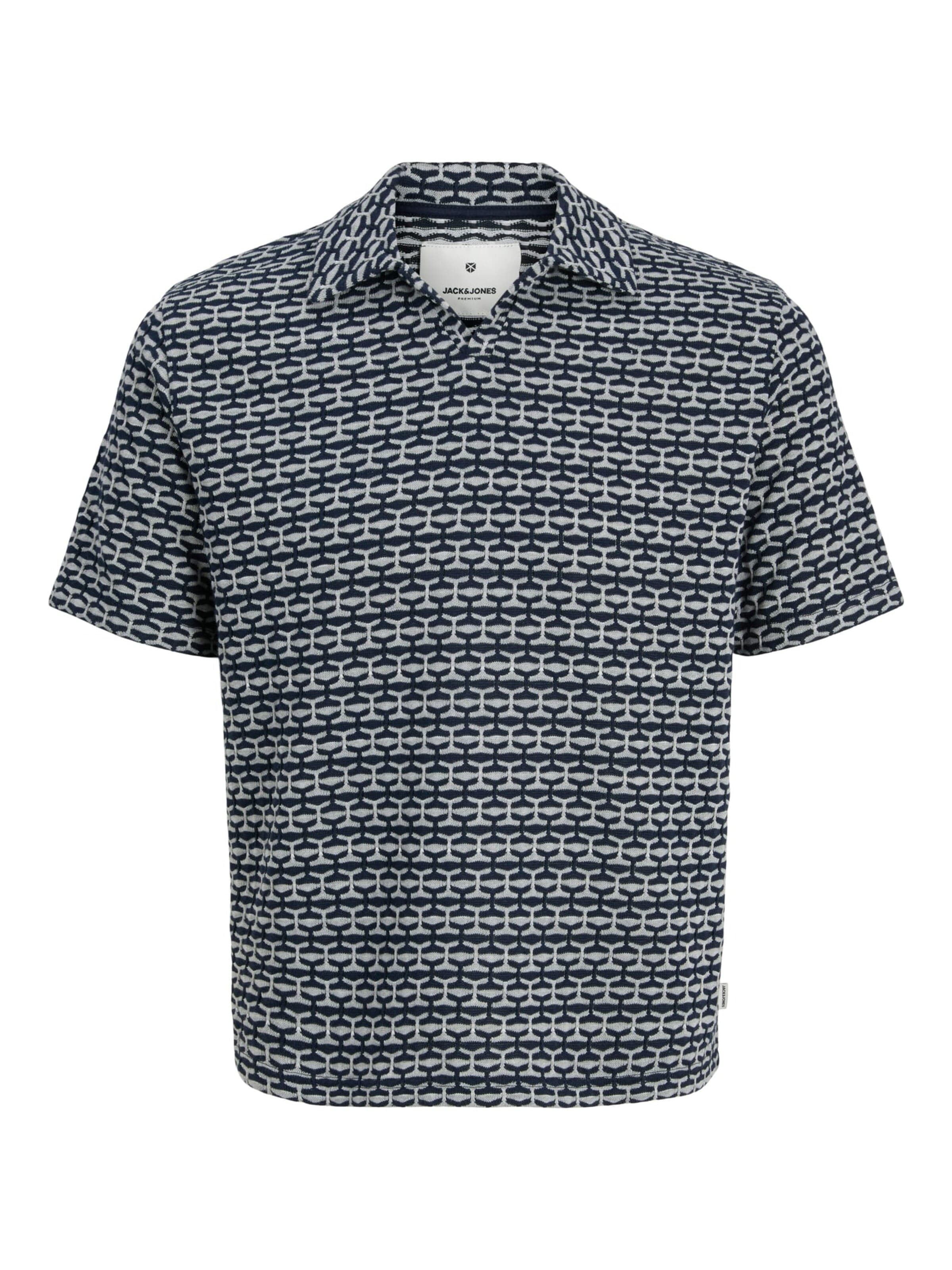 JACK & JONES Tricot 'Blaeli' in Blauw: voorkant
