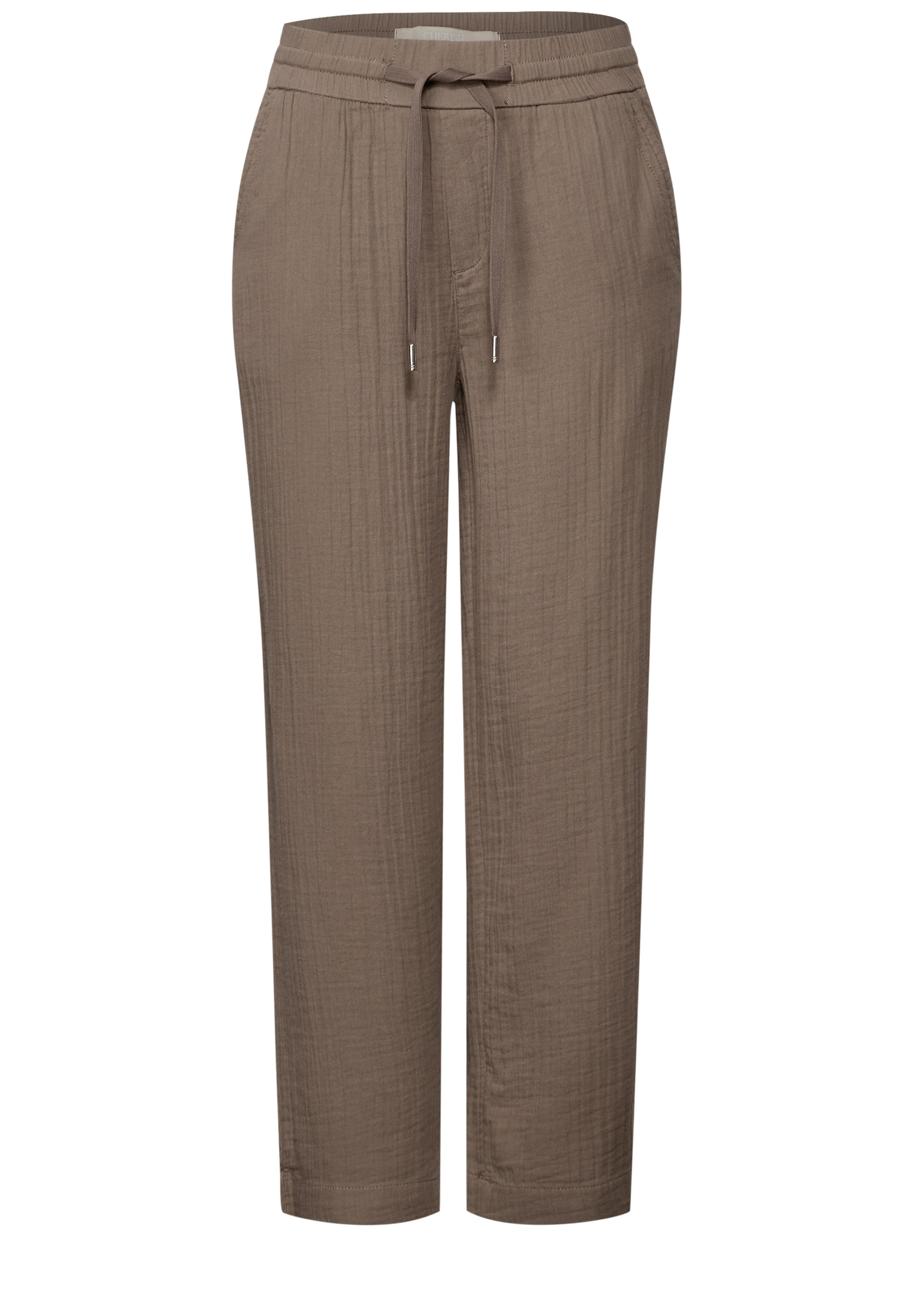 Wide Leg Pantalon STREET ONE en marron : devant