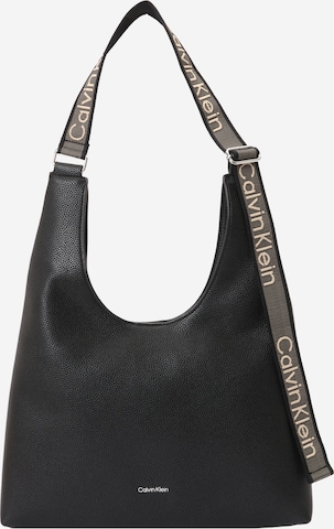 Sac bandoulière Calvin Klein en noir : devant