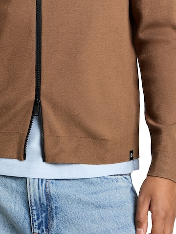 TOM TAILOR DENIM Gebreid vest in Bruin