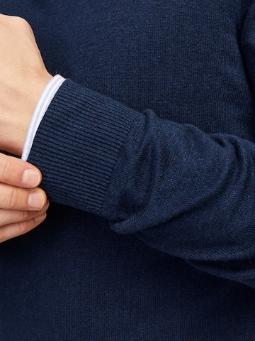 Pull-over 'JWHEMIL' JACK & JONES en bleu