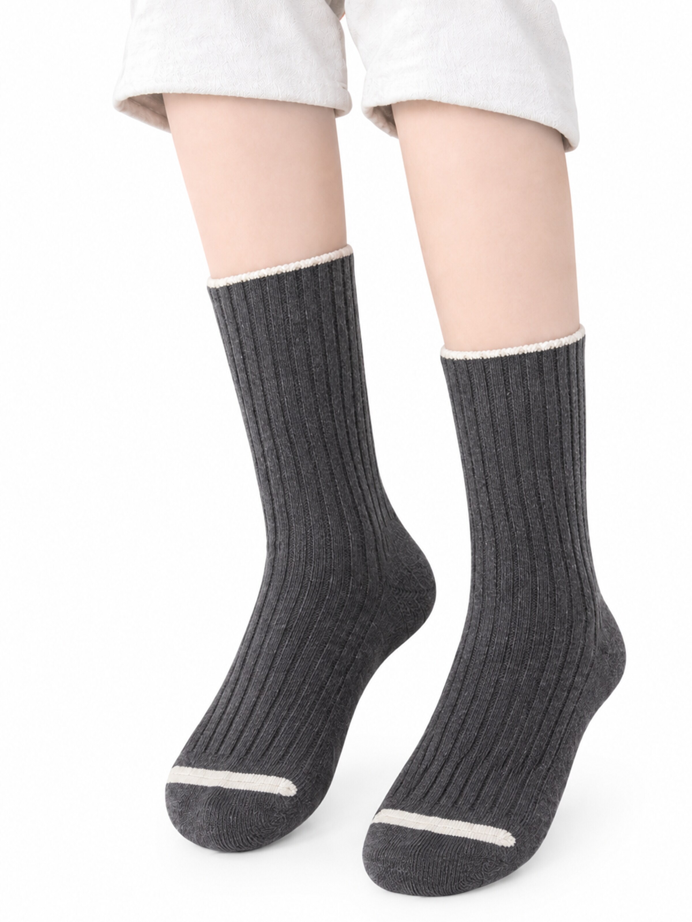 Millo Socks 'Cosy Steps Kids' in White